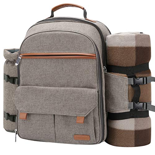 Algopix Similar Product 5 - Sunflora Picnic Backpack for 4 Person