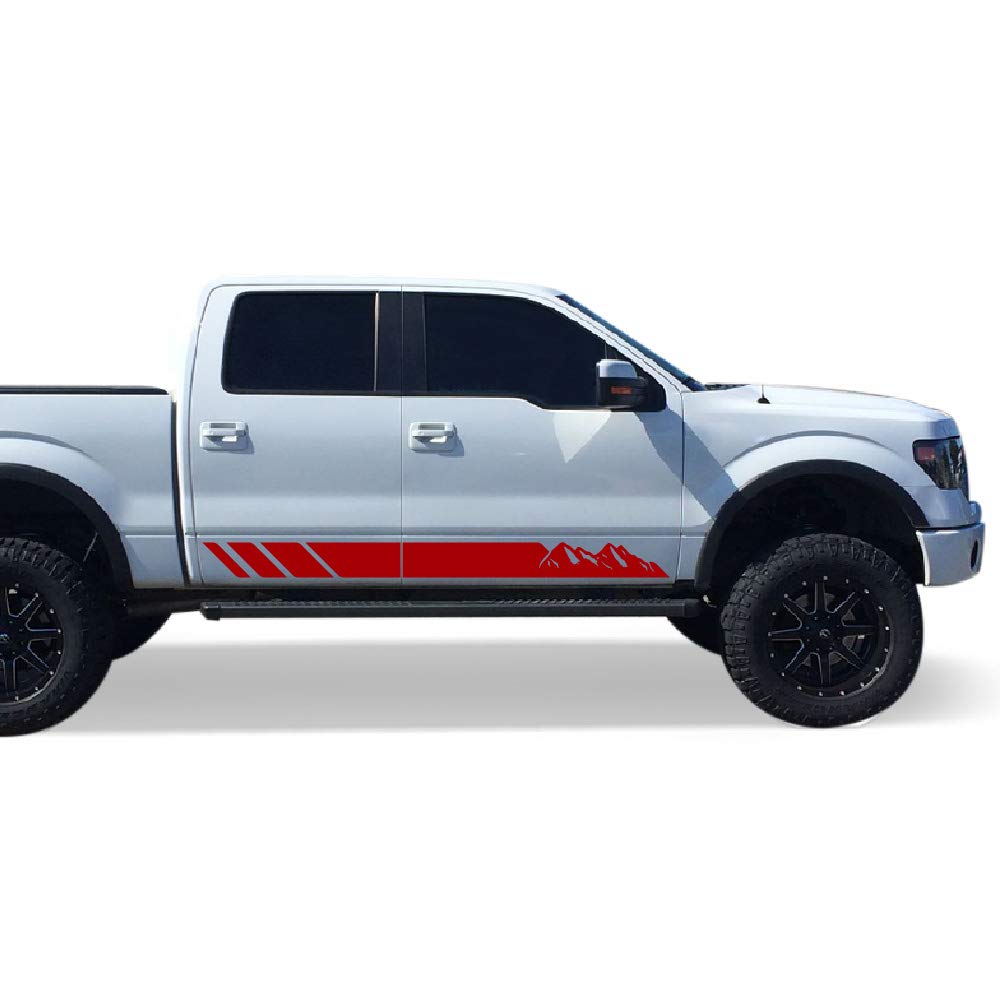 Algopix Similar Product 18 - Set of Side Mountain Stripes Decal