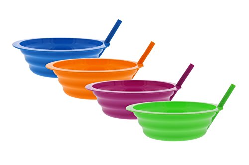 Algopix Similar Product 20 - Arrow SipABowl 4Pack Set BuiltIn
