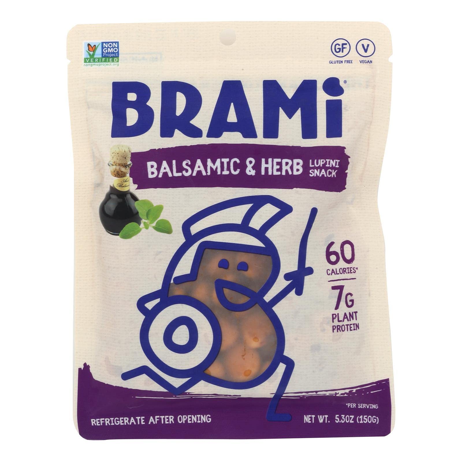 Algopix Similar Product 6 - BRAMI Lupini Beans Snack Balsamic 