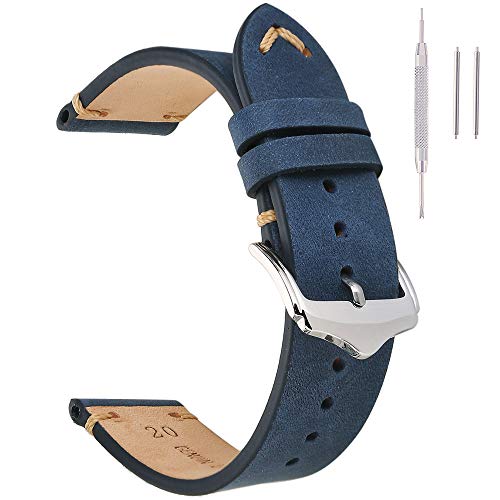 Algopix Similar Product 9 - Leather Watch Bands 20mm For Men EACHE