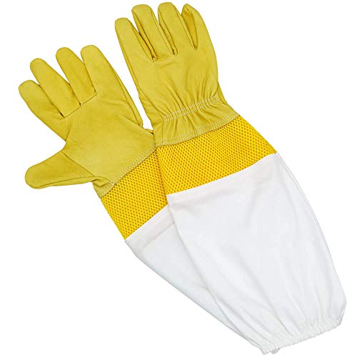 Algopix Similar Product 12 - Beekeeping Gloves Goatskin A Pair of
