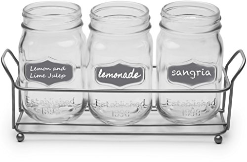 Algopix Similar Product 20 - Circleware Trio Grand Mason Jar Glasses