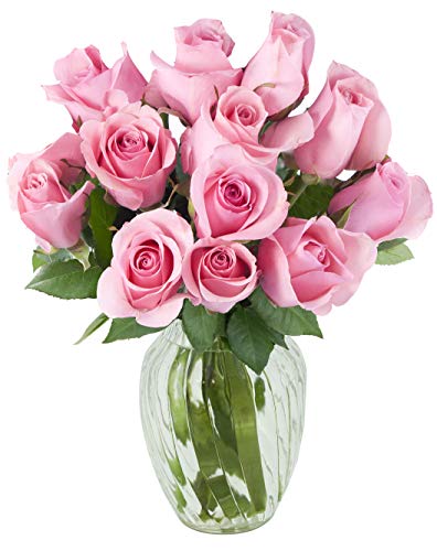 Algopix Similar Product 3 - KaBloom  Bouquet of 12 Fresh Pink