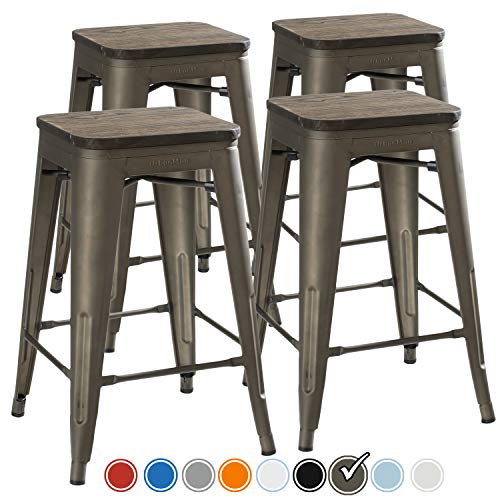 Algopix Similar Product 5 - UrbanMod 24 Inch Bar Stools for Kitchen