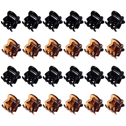 Algopix Similar Product 16 - 24 Pcs Small Mini Hair Clips Tiny Hair
