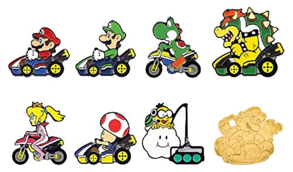 Algopix Similar Product 6 - PowerA Mario Kart Collector Pins 
