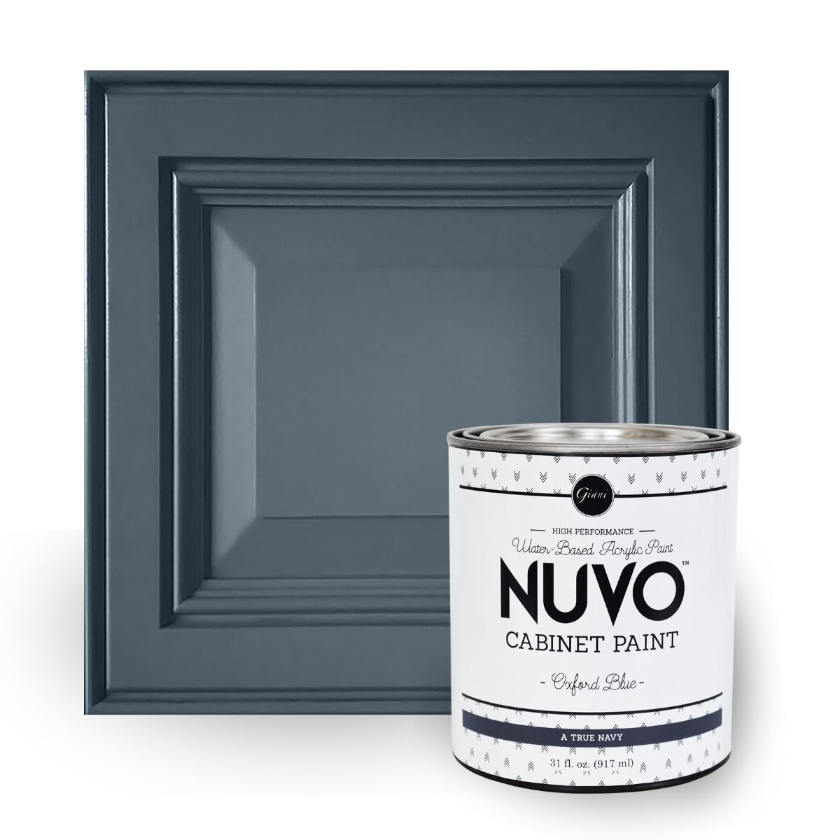 Algopix Similar Product 7 - Nuvo Cabinet Paint, Oxford Blue (Quart)