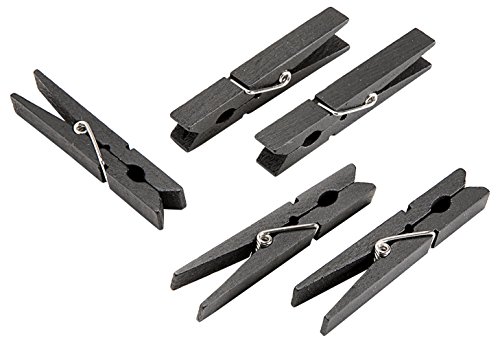Algopix Similar Product 17 - Darice Black 2 78 inch Clothespins