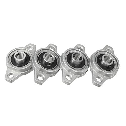 Algopix Similar Product 19 - uxcell 4pcs KFL000 10mm Zinc Alloy Self