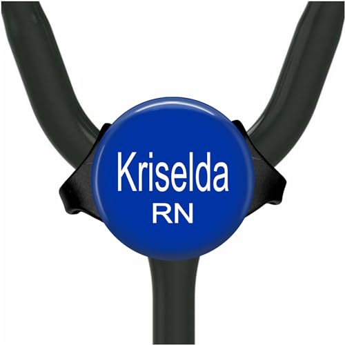 Algopix Similar Product 3 - Stethoscope Name Tag 12 Colors
