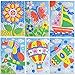 Algopix Similar Product 8 - LZHZH Mosaic Sticker Art Sticky DIY