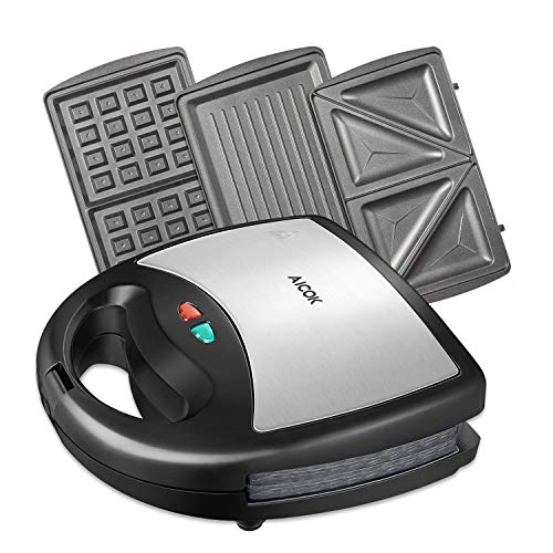 Algopix Similar Product 5 - Aicok Sandwich Maker Waffle Maker