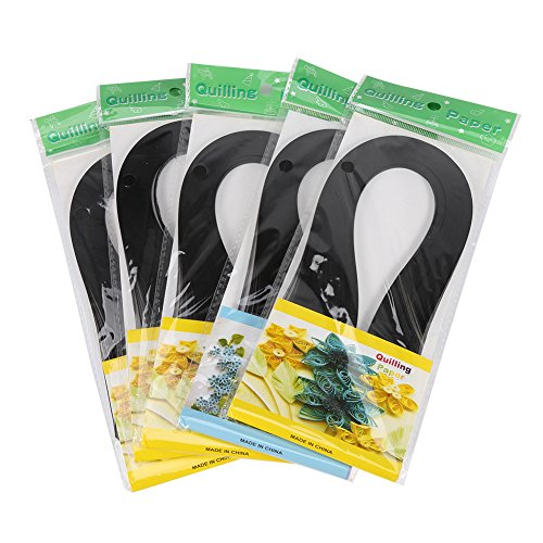 Algopix Similar Product 12 - Paper Quilling Strips Set 600 Strips