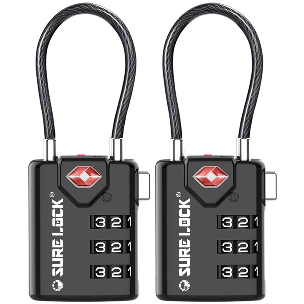 Algopix Similar Product 18 - SURE LOCK TSA Compatible Travel Luggage