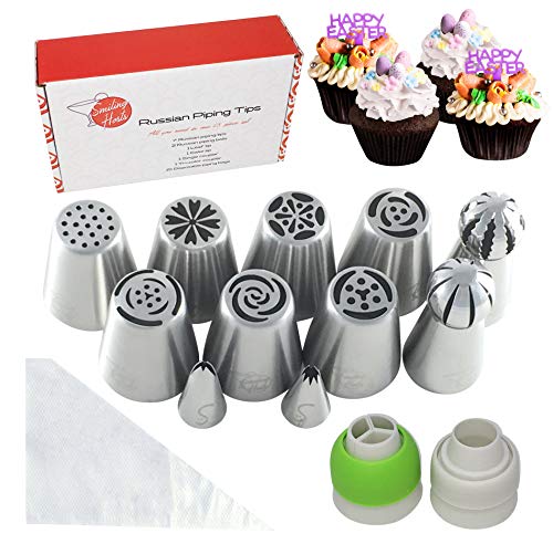 Algopix Similar Product 15 - Russian Piping Tips Set  28 Pieces