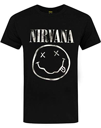 Algopix Similar Product 5 - Nirvana Official Smiley Logo Mens