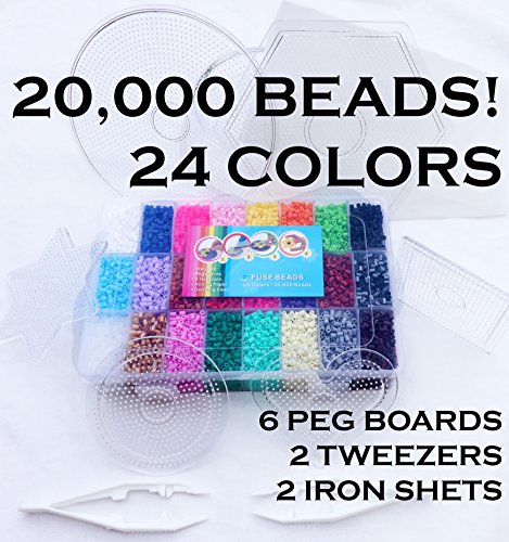 Algopix Similar Product 7 - 25mm Mini Beads 20000 24 Colors 6