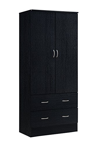 Algopix Similar Product 17 - Hodedah Two Door Wardrobe