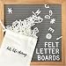 Algopix Similar Product 6 - Felt Letter Board 10x10in Changeable