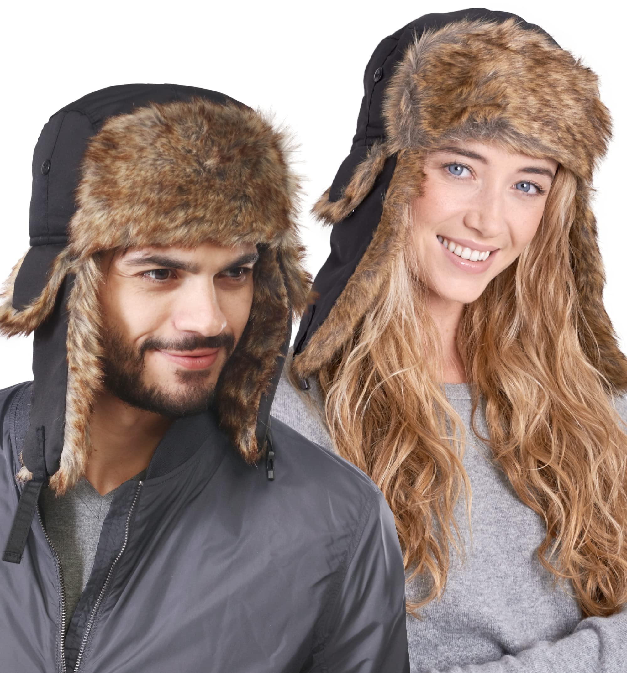 Algopix Similar Product 11 - Tough Headwear Winter Trapper Hat