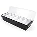 Algopix Similar Product 9 - Cocktailer Black 6 Tray Condiment