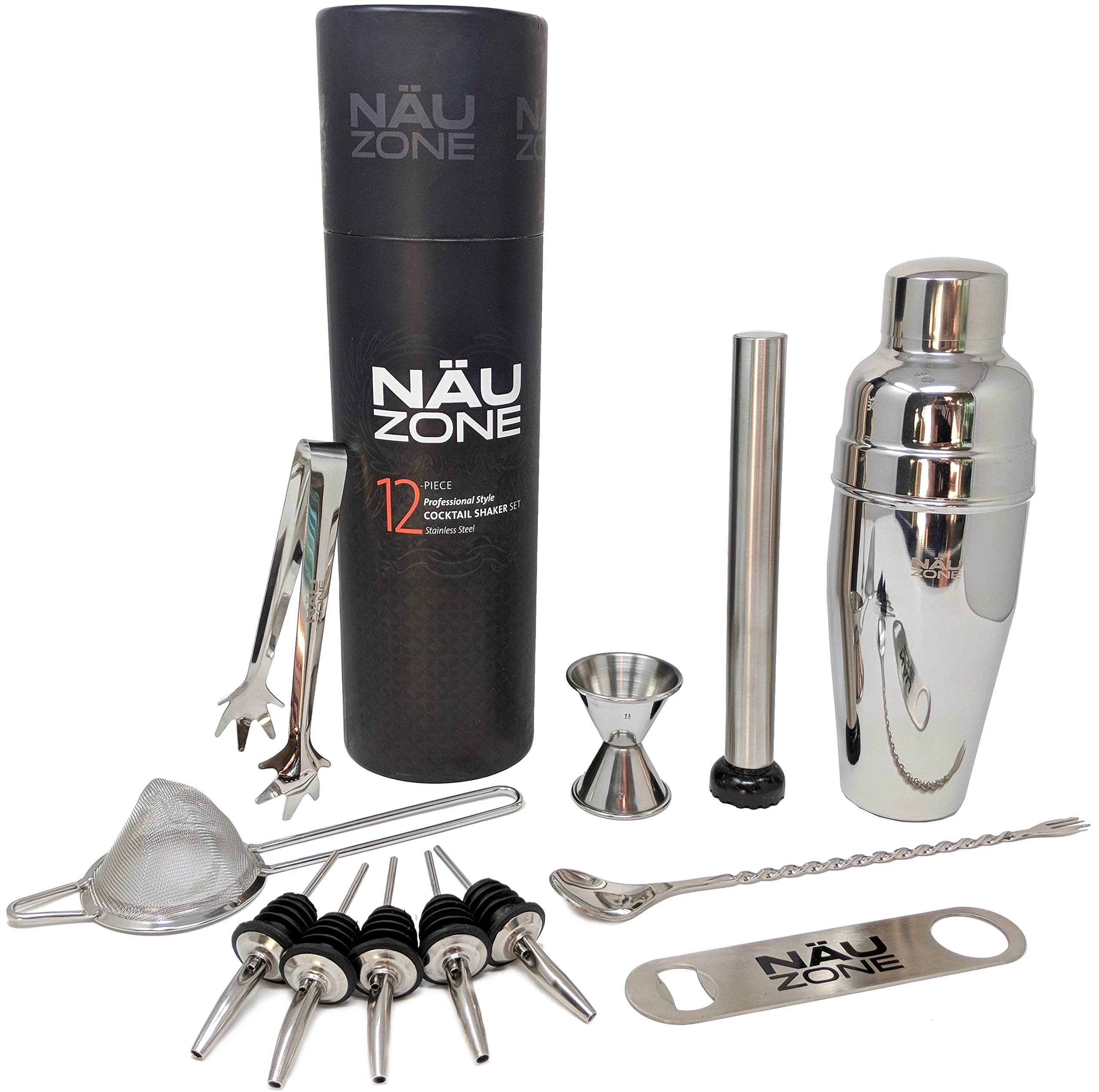 Algopix Similar Product 10 - Professional Bartending Kit 12 Piece