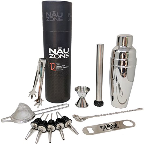 Algopix Similar Product 2 - Professional Bartending Kit 12 Piece