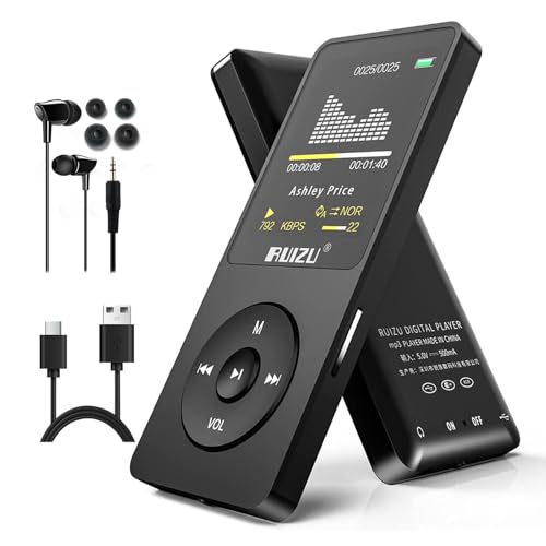 Algopix Similar Product 4 - RUIZU 32GB MP3 Player with Bluetooth