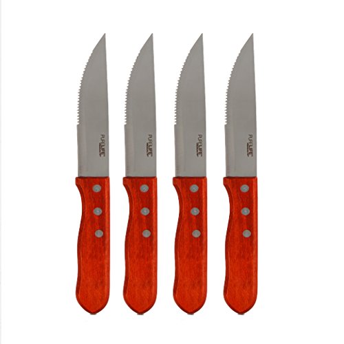 Algopix Similar Product 18 - Serrated Kitchen Steak Knife Set by
