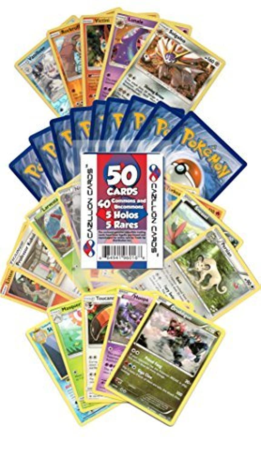 Algopix Similar Product 18 - Cazillion Cards Pokemon Cards 50 Card