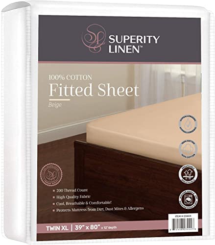 Algopix Similar Product 4 - Superity Linen Full Fitted Sheet Made
