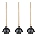 Algopix Similar Product 9 - SteadMax Rubber Toilet Plunger Double