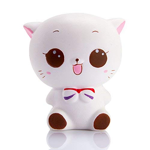 Algopix Similar Product 3 - WATINC 1 Pcs Jumbo Squishy Kawaii White