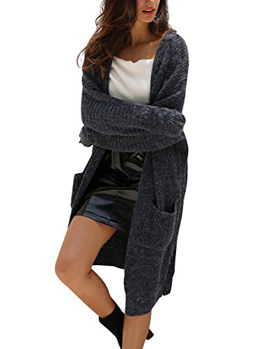 Algopix Similar Product 9 - Simplee Womens Casual Open Front Long