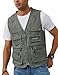 Algopix Similar Product 8 - Gihuo Mens Fishing Vest Casual Utility