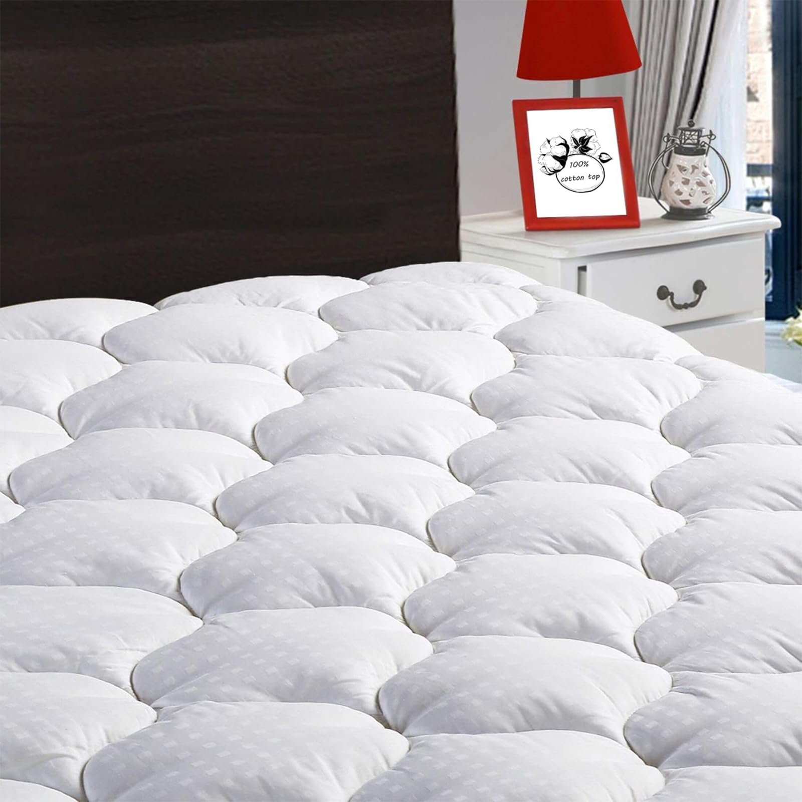 Algopix Similar Product 15 - LEISURE TOWN Queen Mattress Pad Fitted