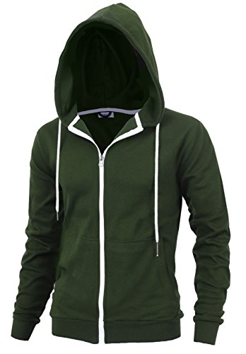 Algopix Similar Product 6 - DELIGHT Mens Fashion Fit FullZip