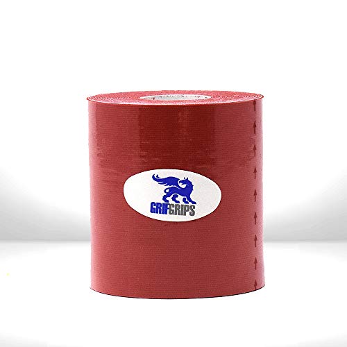 Algopix Similar Product 3 - GrifGrips Sports Tape (Red, 2-Roll Pack)