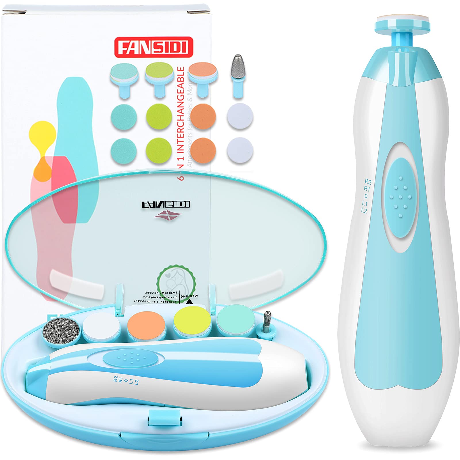 Algopix Similar Product 11 - Baby Nail Trimmer Electric FANSIDI