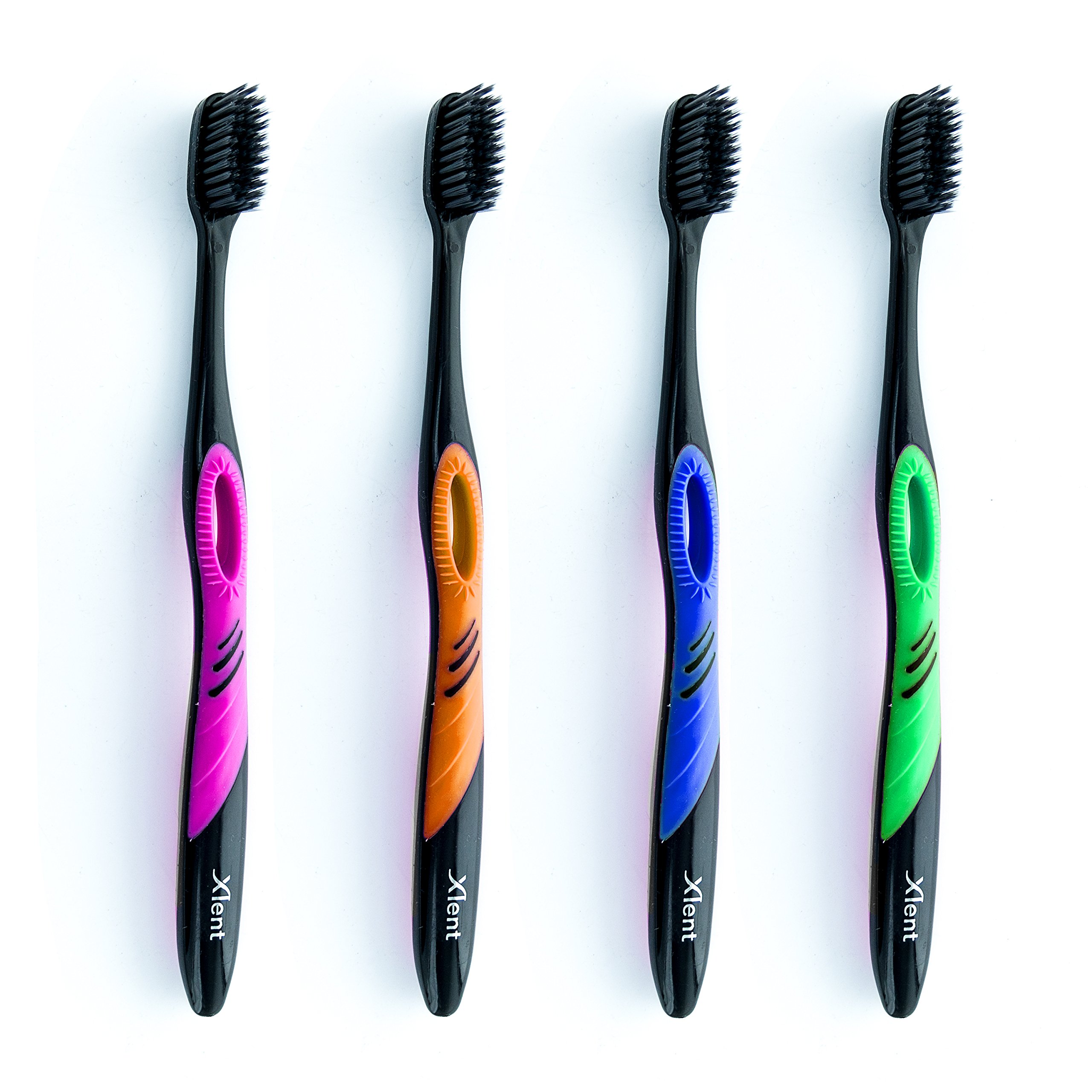 Algopix Similar Product 15 - Xlent Dental Activated Charcoal Bristle
