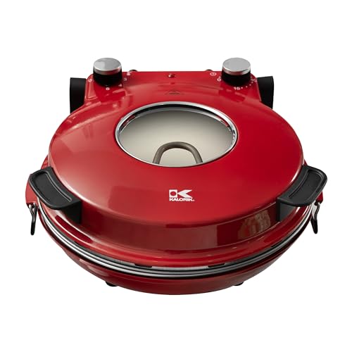Algopix Similar Product 2 - Kalorik Hot Stone Pizza Oven Red PZM