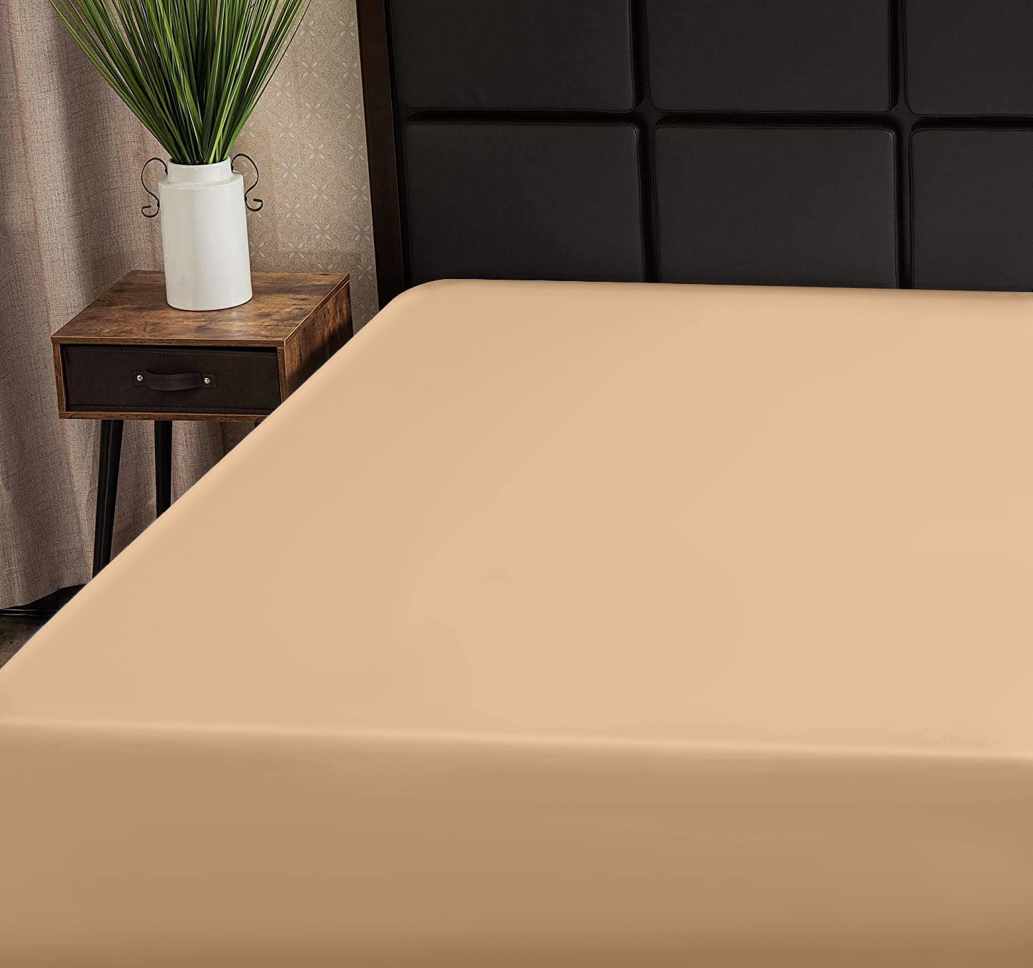 Algopix Similar Product 12 - Superity Linen Twin Fitted Sheet Made