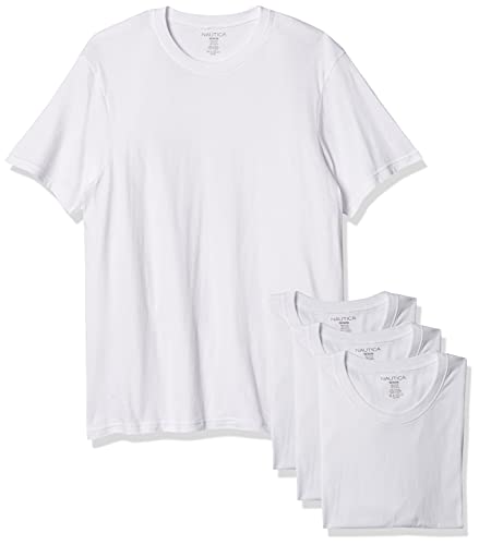 Algopix Similar Product 2 - Nautica Mens Cotton Crew Neck