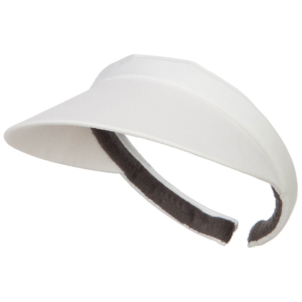 Algopix Similar Product 8 - Cotton Small Clip On 3 Bill White