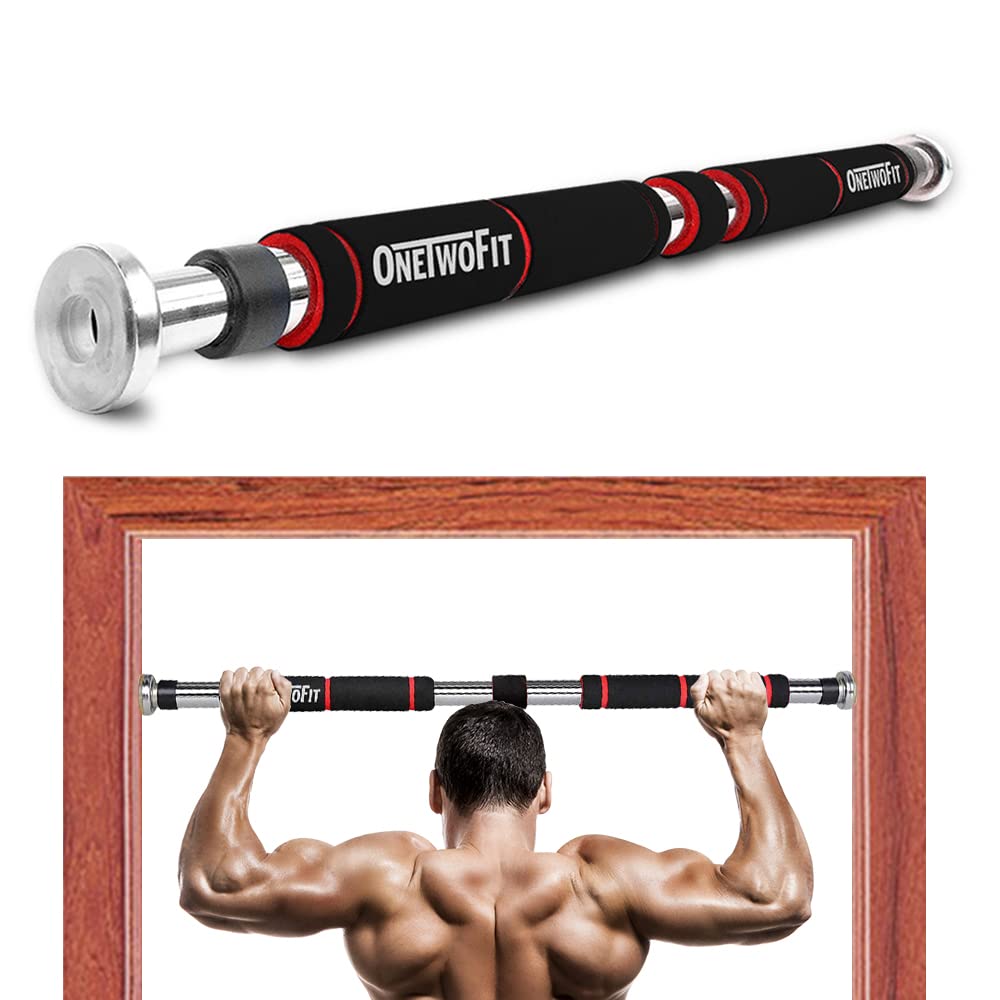 Algopix Similar Product 5 - OneTwoFit Pull Up Bar Doorway Chin Up