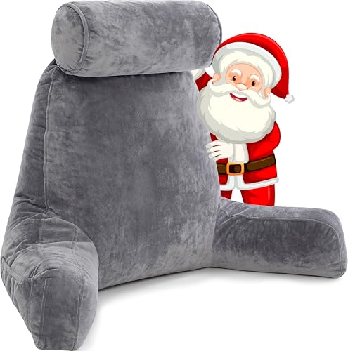 Algopix Similar Product 16 - Husband Pillow XXL Dark Grey Backrest