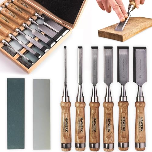 Algopix Similar Product 13 - HAWERK Wood Chisel Sets Wood Carving