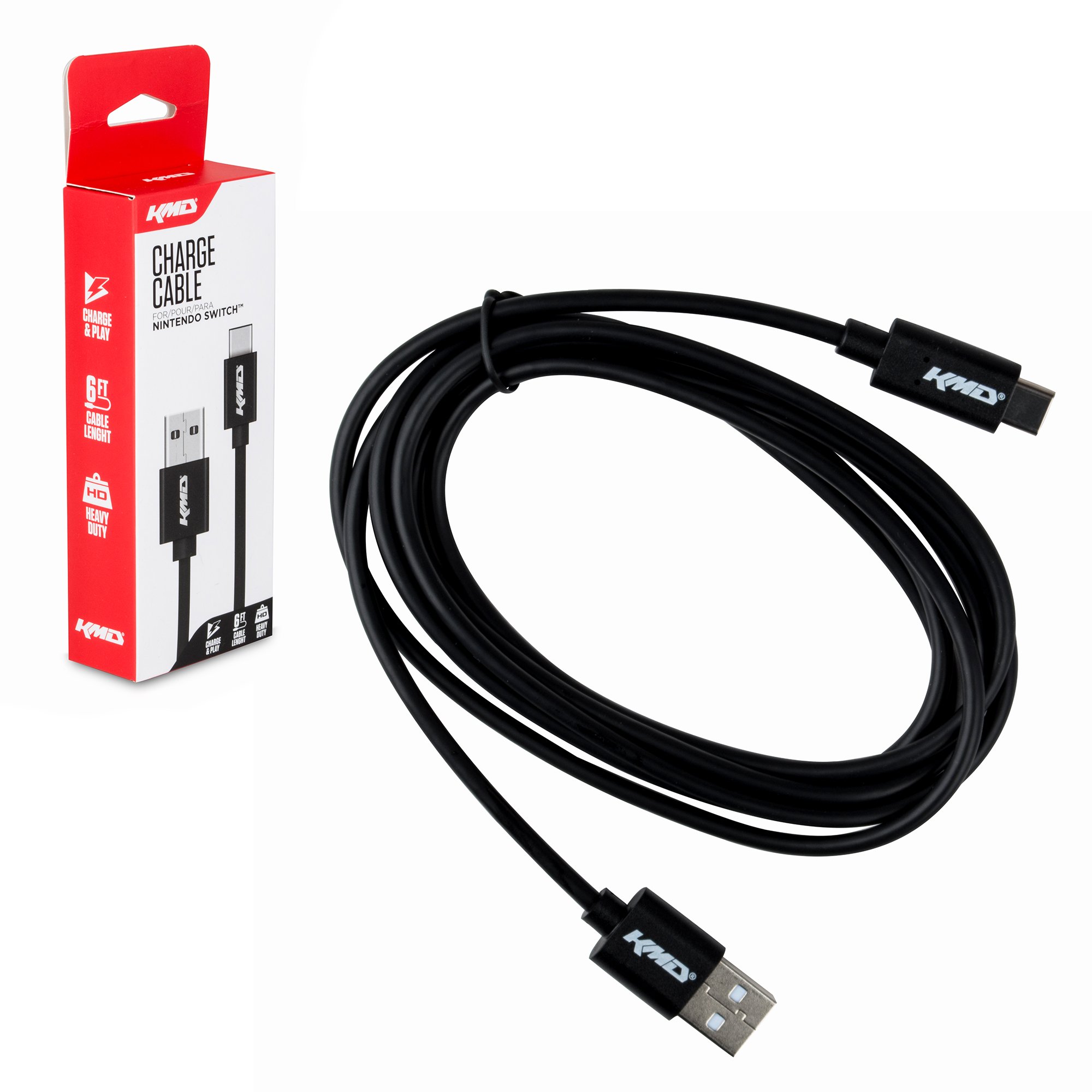 Algopix Similar Product 12 - KMD Nintendo Switch Charge Cable