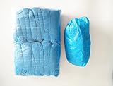 Algopix Similar Product 20 - Blue CPE Disposable ShoeBoot Covers